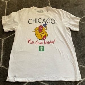 LRG hotdog t shirt
